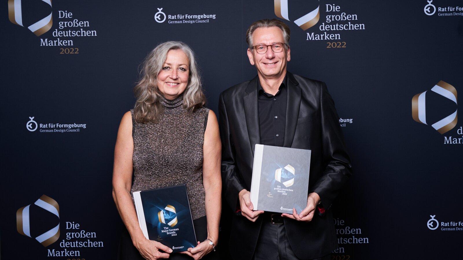Preisverleihung die großen deutschen Marken 2022 Thorsten Stute und Christiane Küper bei der Preisverleihung die großen deutschen Marken 2022
