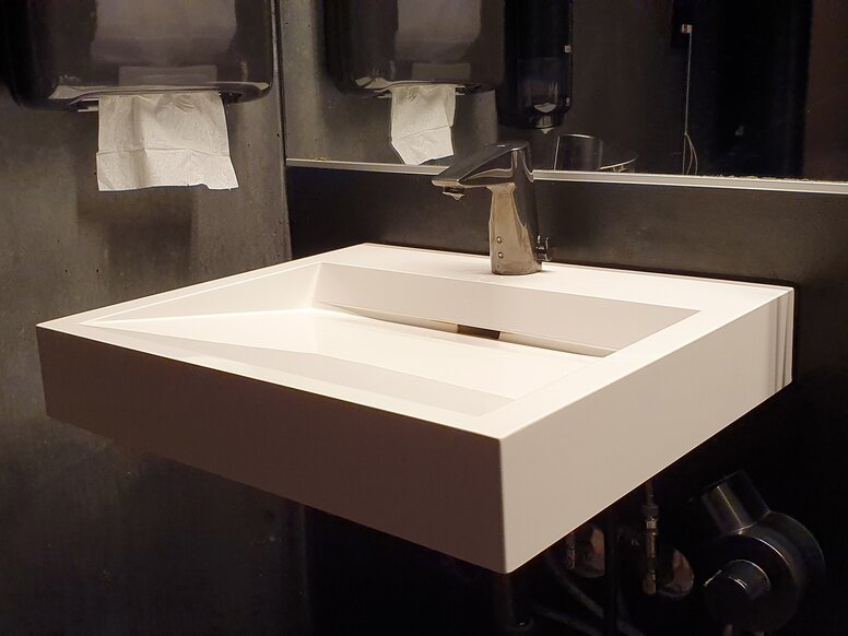 Sauna Löyly in Helsinki Waschtisch System 100